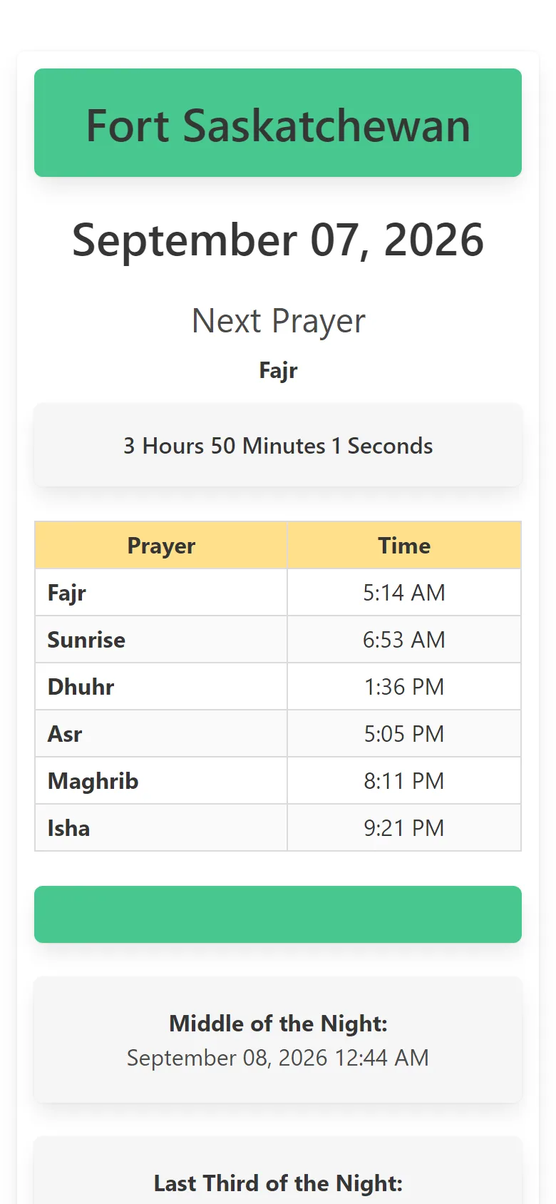 Adhan — Namaz Vakti ekran görüntüsü