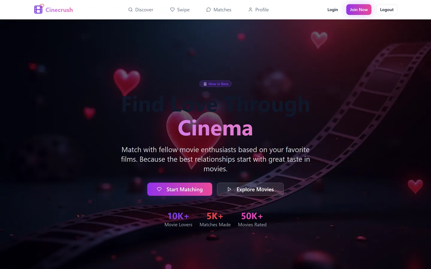 CineCrush — ekran 1