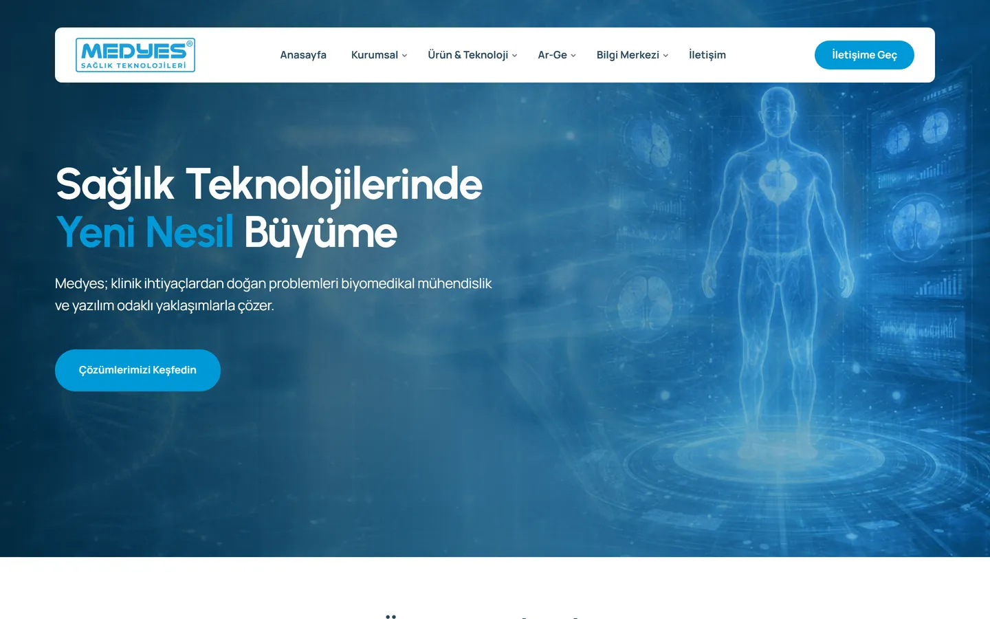 Medyes Sağlık Teknolojileri — ekran 1
